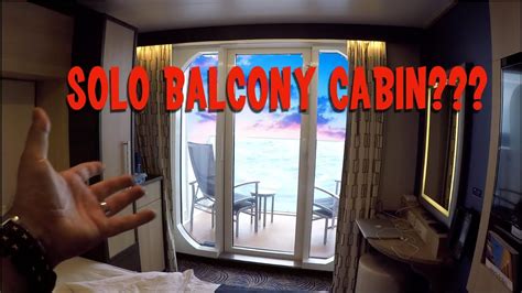 Solo Balcony Cabin - Anthem of the Seas Cruise Ship - YouTube