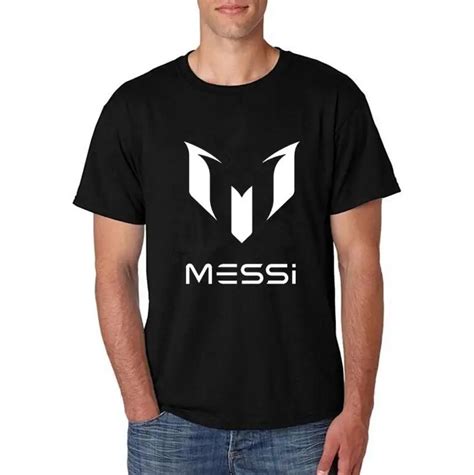 Men's brand clothing Barcelona MESSI Men T shirt casual cotton short ...