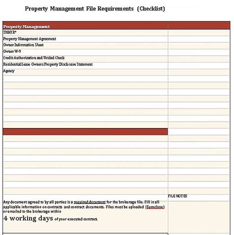 Property Management Plan Template