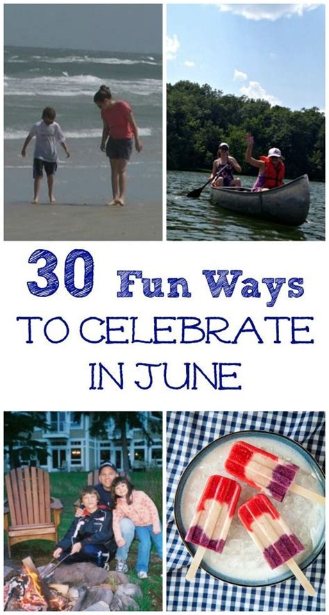 30 Fun Things to do in June | Fun family activities, Summer activities for kids, Activities for kids