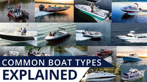 Common Boat Types Explained - YouTube