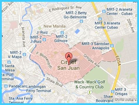 nice Map of San Juan | San juan, New manila, Amazing maps