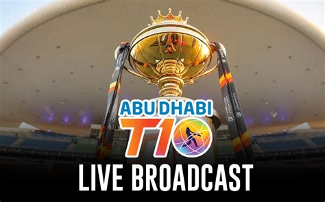 Abu Dhabi T10 League Live Broadcast: Abu Dhabi T10 League 2022 starts on Wednesday, Check ...