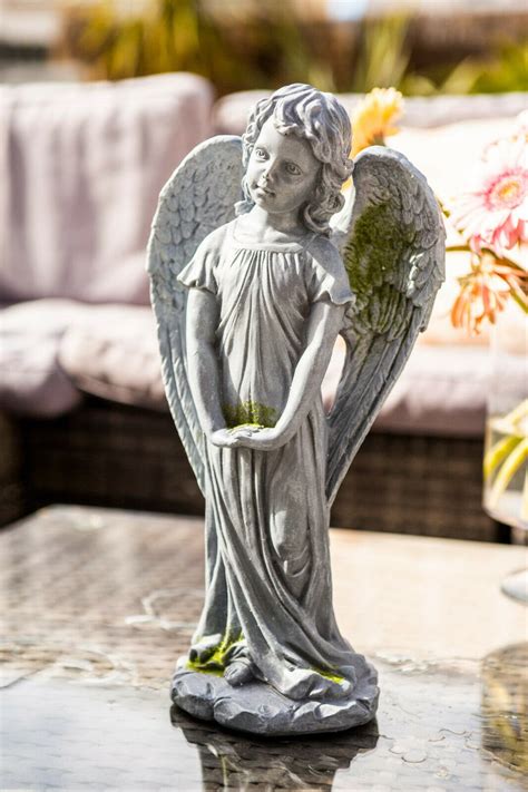 35cm Large Resin Angel Statue Garden Ornament Girl Figurine | Etsy