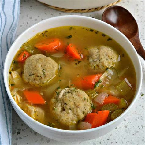 Easy Matzo Ball Soup - Small Town Woman