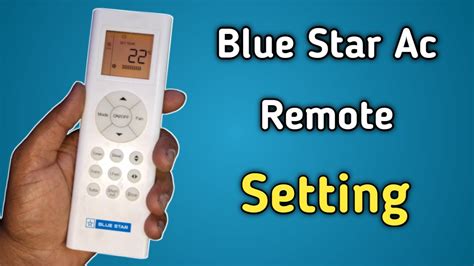 Blue star ac remote operation | how to use Blue star ac remote - YouTube