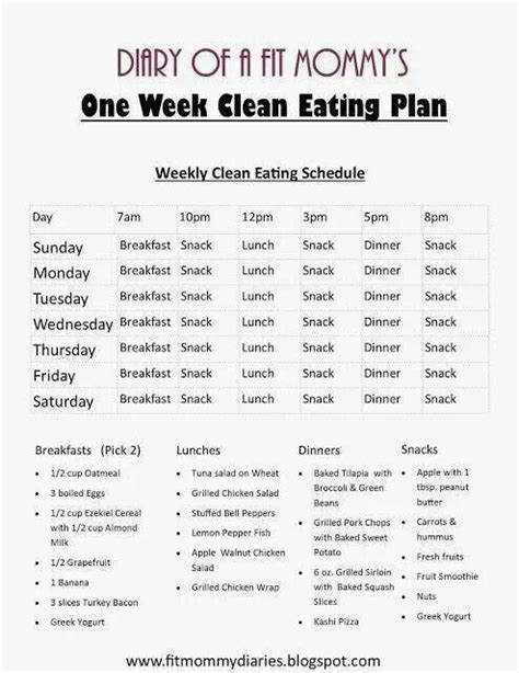 3 Week Diet Meal Plan - Open Diet