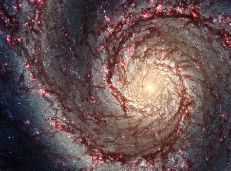 Hubble image of M51, the 'Whirlpool Galaxy'. | See Original … | Flickr