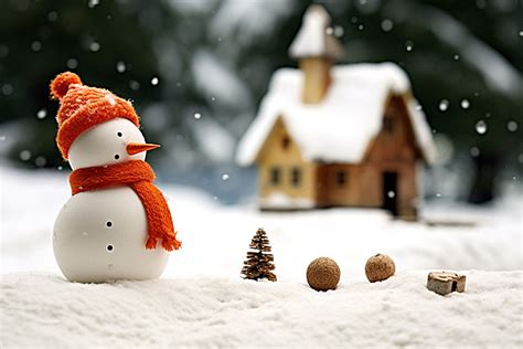 Snowman Christmas Desktop Wallpaper Background, Winter, Season, Snow ...