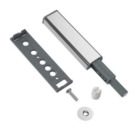 Push to Open latch - Springless Hinges - with magnetic tip Zinc/Grey ...