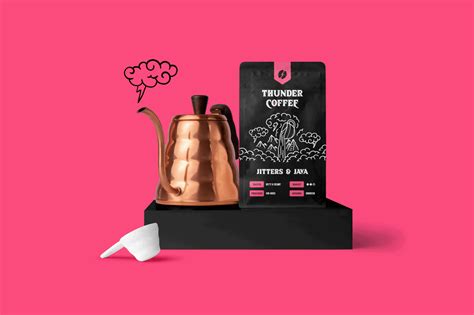 Thunder Coffee - Logo Design & Packaging :: Behance