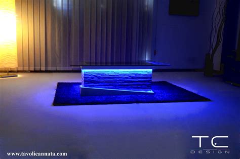 Led living room furniture Unique design – Tavolini Cannata