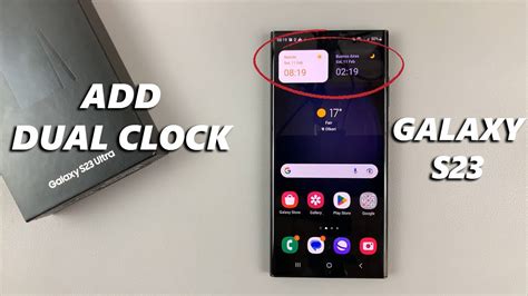How To Add Dual Clock On Samsung Galaxy S23/S23+/S23 Ultra - YouTube