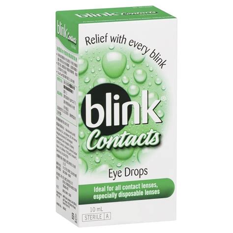 Blink Contacts Eye drops 10 ml - Optique Opticians | Galway | 091 386 669