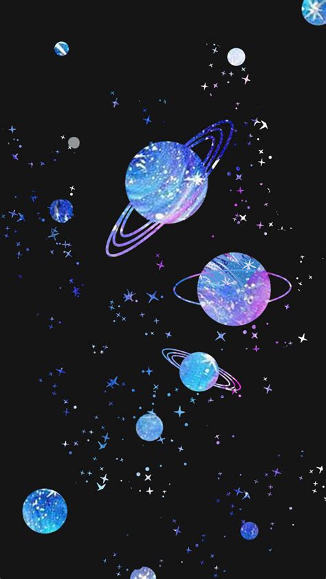 Download Galaxy And Planets Tumblr Aesthetic Wallpaper | Wallpapers.com