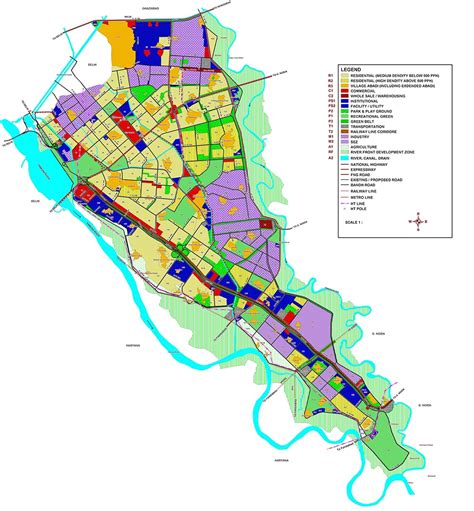 Noida City Divisions & Map | Map of Noida | Know Noida City