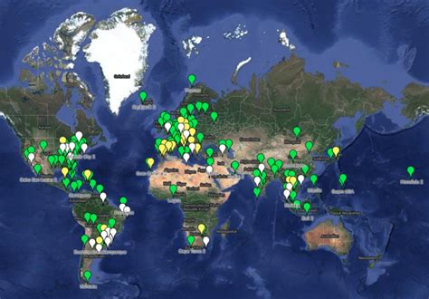 Hard Rock Location Map with all Cafe & Hotel locations