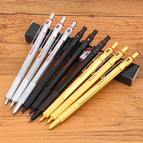 0.5mm 0.7mm 2.0mm RedCircle Drafting Metal Mechanical Pencil for drawing-in Mechanical Pencils ...