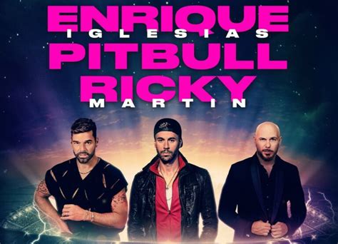 Enrique Iglesias, Ricky Martin, and Pitbull Announce “The Trilogy Tour ...