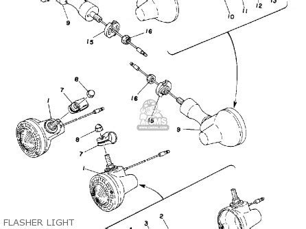 Yamaha DT250 1979 USA parts lists and schematics