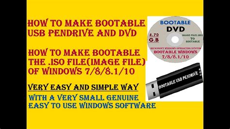 How to create a bootable usb from windows 7 dvd - fantasticbap