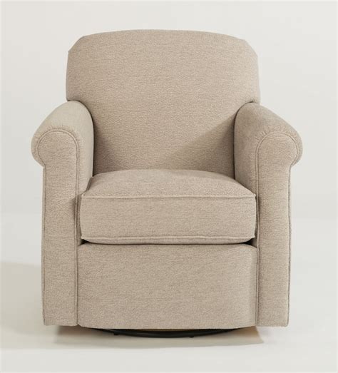 Mabel Fabric Swivel Chair 0133-11 by Flexsteel Furniture at Bruce ...