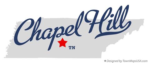 Map of Chapel Hill, TN, Tennessee