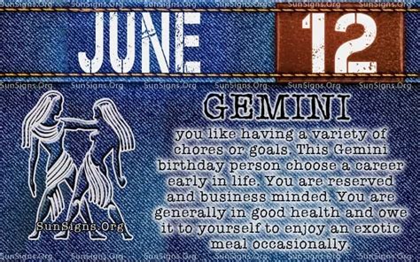 June 12 Zodiac Horoscope Birthday Personality - SunSigns.Org