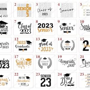 Graduation SVG Bundle, Class of 2023 Svg, Senior 2023 Svg, Graduation ...