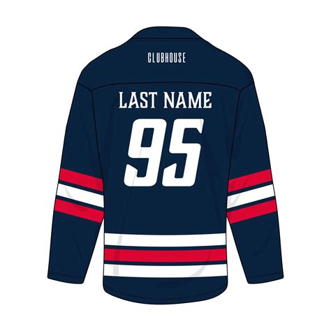 USA Hockey Jersey Vector Design Template