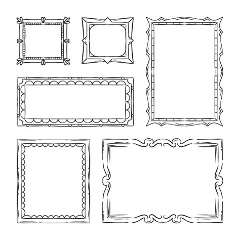 Frame Outline Vector - Infoupdate.org