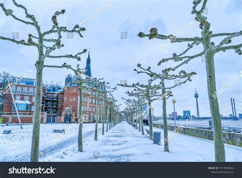 Rhine Promenade Dusseldorf Winter Stock Photo 1917008543 | Shutterstock