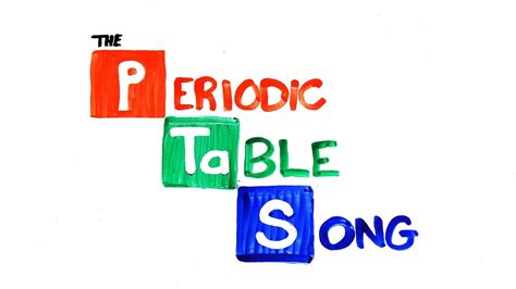 The Periodic Table Song | SCIENCE SONGS - YouTube