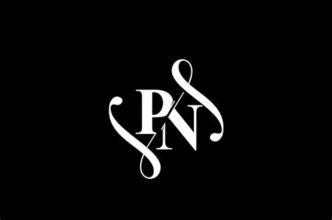 PN Monogram logo Design V6 By Vectorseller | TheHungryJPEG