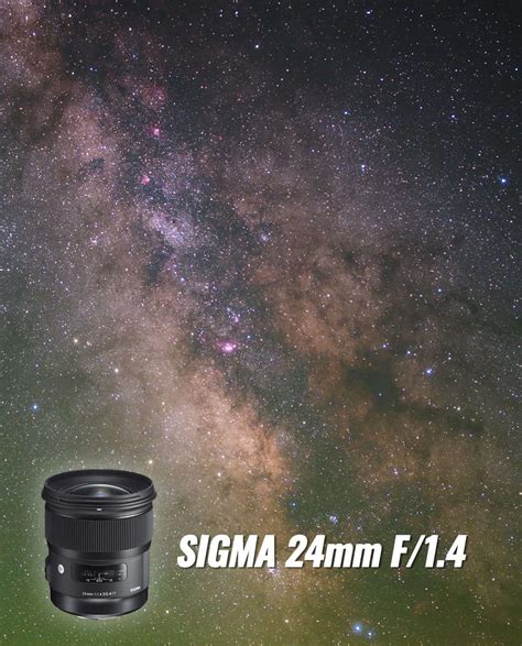 Using a Sigma 24mm F/1.4 for Astrophotography