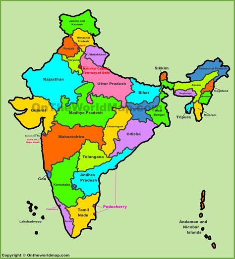 Map Of India DD9