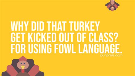 51 Turkey Puns That You Will Want To Gobble Up - PunPress