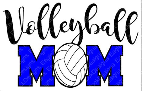 Volleyball Mom SVG DXF EPS Png Cut File Volleyball | Etsy