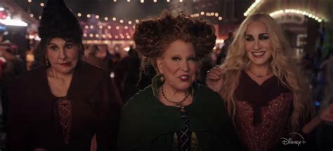 "Hocus Pocus 2" trailer: Sanderson Sisters are back for Disney+ sequel