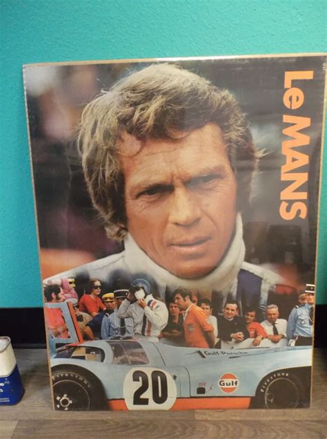 Original Steve McQueen Le Mans Poster | Street Dreams