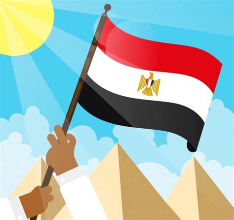 Bandera de EGIPTO: Imágenes, Historia, Evolución y Significado