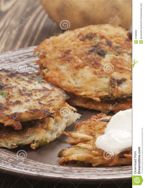 Potato flapjack (draniki) stock photo. Image of flapjack - 41989882