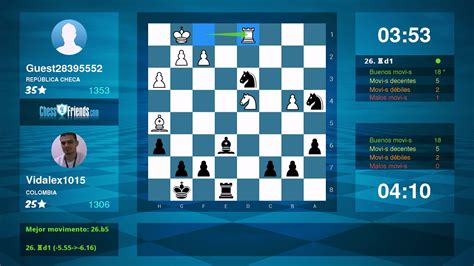 Chess Game Analysis: Guest28395552 - Vidalex1015 : 0-1 (By ChessFriends ...