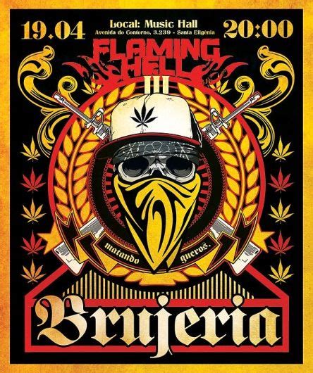 brujeria | Band posters, Gig posters, Heavy metal music