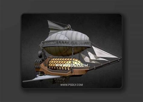 Airship 3D Model