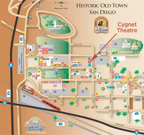 Old Town San Diego Map