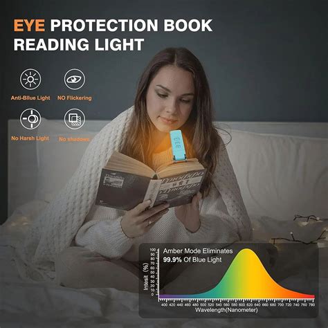 USB Charging Portable Detachable Reading Clip Light Rotatable Eye Protection Mini LED Desk Lamp ...