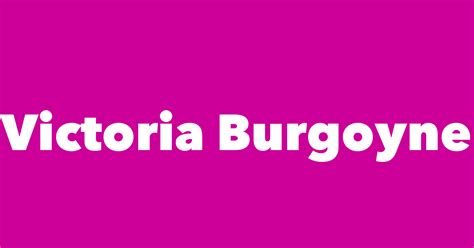 Victoria Burgoyne - Spouse, Children, Birthday & More