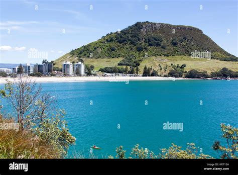 Mt Maunganui Resort Town Stock Photo - Alamy