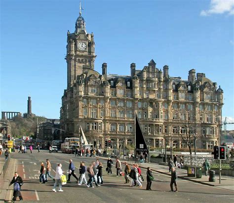 The Balmoral Hotel at the East End of Princes Street